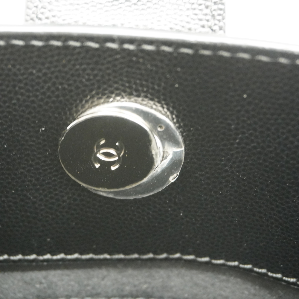 Auth Chanel Deauville 2WAY Bag Women's Leather Handbag,Shoulder Bag,Tote Bag... - Picture 6 of 9